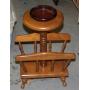 NS: VINTAGE ASHTRAY STAND / MAGAZINE RACK