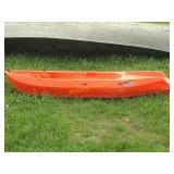 Stand up plastic raft
