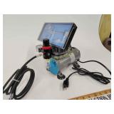 Like new air compressor and airbrush