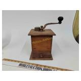 Beautiful antique coffee grinder dovetailed