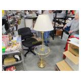 Table with lamp