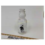 Vintage Hopalong Cassidy milk bottle