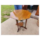 Antique Tiger Maple side table it