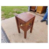 Vintage plant stand wooden