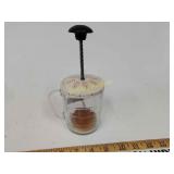 Vintage glass chopper