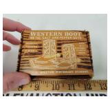 Vintage Western boot salt and pepper shaker set