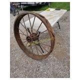 Giant steel wheel 41" tall