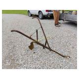 Horse drawn plow