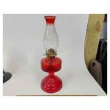 Antique red kerosene lantern no shipping