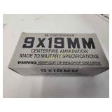 New box of 9 mm 50 rounds