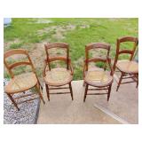 4 antique chairs