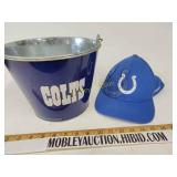 Colts bucket and hat