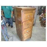 Oak filing cabinet-NO SHIPPING