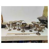 Large lot of silver plate