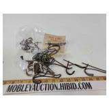 Vintage coat& hat hooks