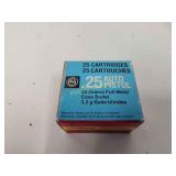 25 auto pistol 25 rounds