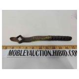 Antique wood cook stove lid mover