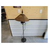 Antique Rembrandt floor lamp with shade no ship