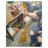 Antique homemade short broom