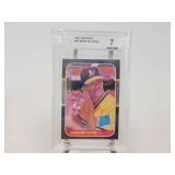 Mark McGwire rookie graded