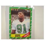 Reggie White rookie 1986 Topps estimate $30