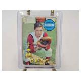 Johnny bench rookie 1969 Topps $150 estimate