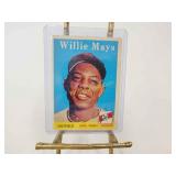 Willie Mays 1958 Topps estimate $400