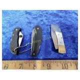 3 pocket knives