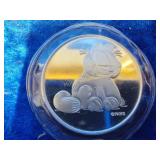 Garfield Silver 1 troy ounce round