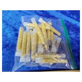 25x Gold flake tubes