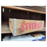 Old seven 7up crate