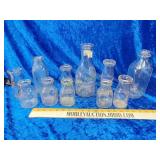 Milk bottle collection