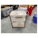 Vintage roll around cart