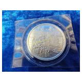 1 oz 1999 Christmas silver round