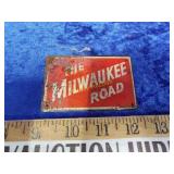 1954 post serial insert railroad sign