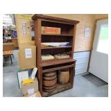 Old primitive shelf items not included