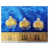 3 gold flake bittles