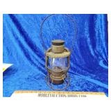 Rare Deitz US marked railroad lantern