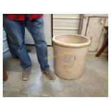 20 gallon Redwing Crock ( small crack see pic)