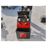 Craftsman foldable tool box with misc and tools
