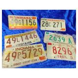 Vintage Indiana license plate lock