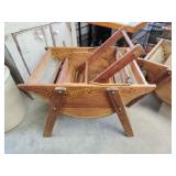 Antique wood & steel Washing Machine