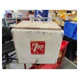 Vintage 7up cooler