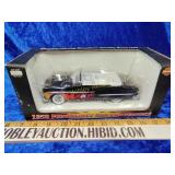 1950s Ford Street rod diecast Harley-Davidson