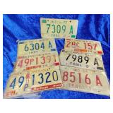 Vintage Indiana license plate lock