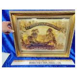 Gunpoder metal sign framed