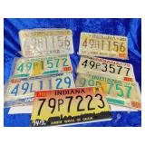 Vintage Indiana license plate lock