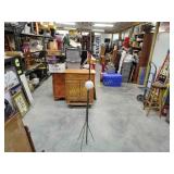 Antique lightning rod with glass bulb