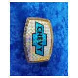 Vintage Chevy belt buckle