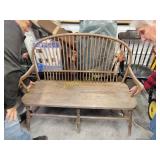 Vintage missionary style bench needs repaired see